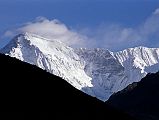 To Gokyo 2-1 Cho Oyu From Just Beyond Dole As I left crested the small pass above Dole, Cho Oyu was visible at the end of the Gokyo Valley.